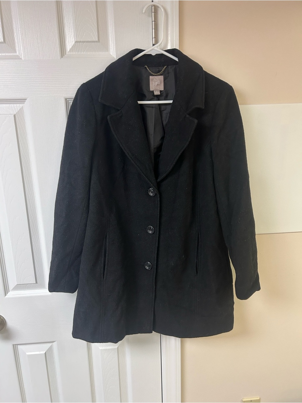 J.Jill Peacoat Jacket Wool Blend